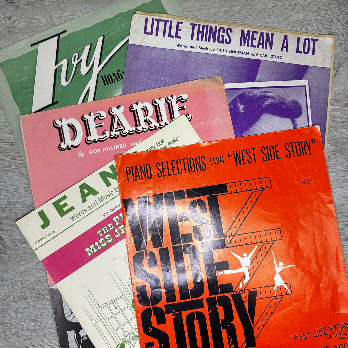 Sheet Music Pamphlets - Bundles of 5