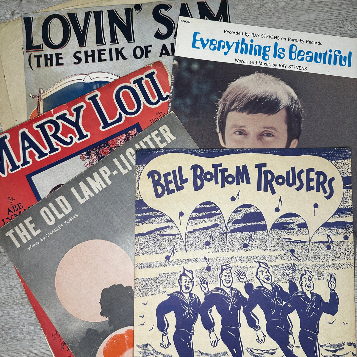 Sheet Music Pamphlets - Bundles of 5