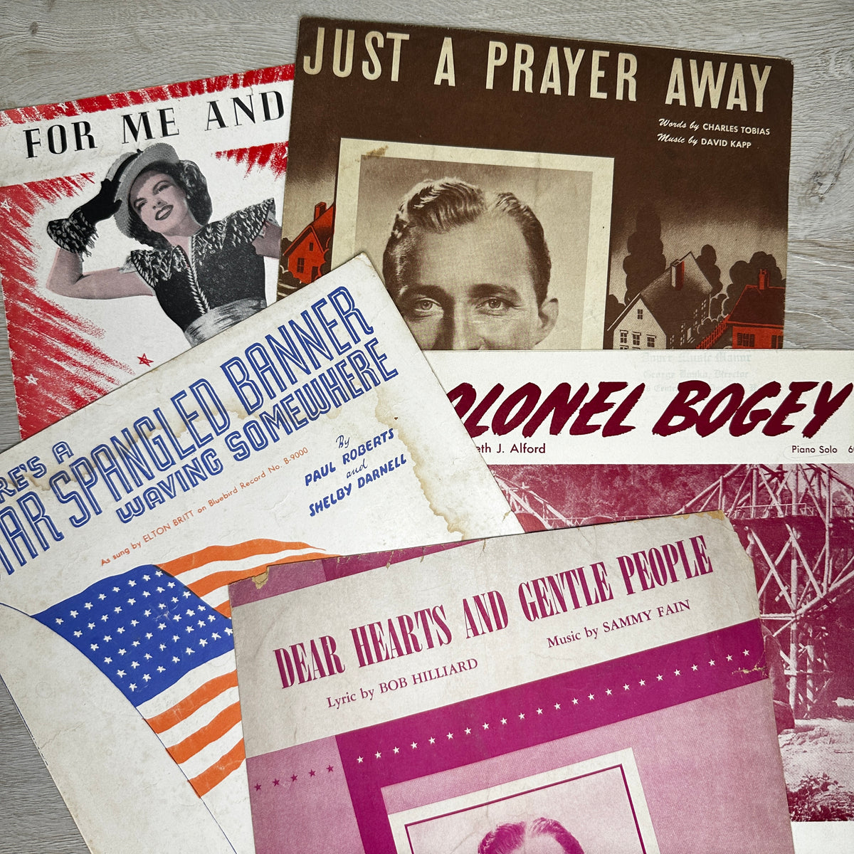 Sheet Music Pamphlets - Bundles of 5