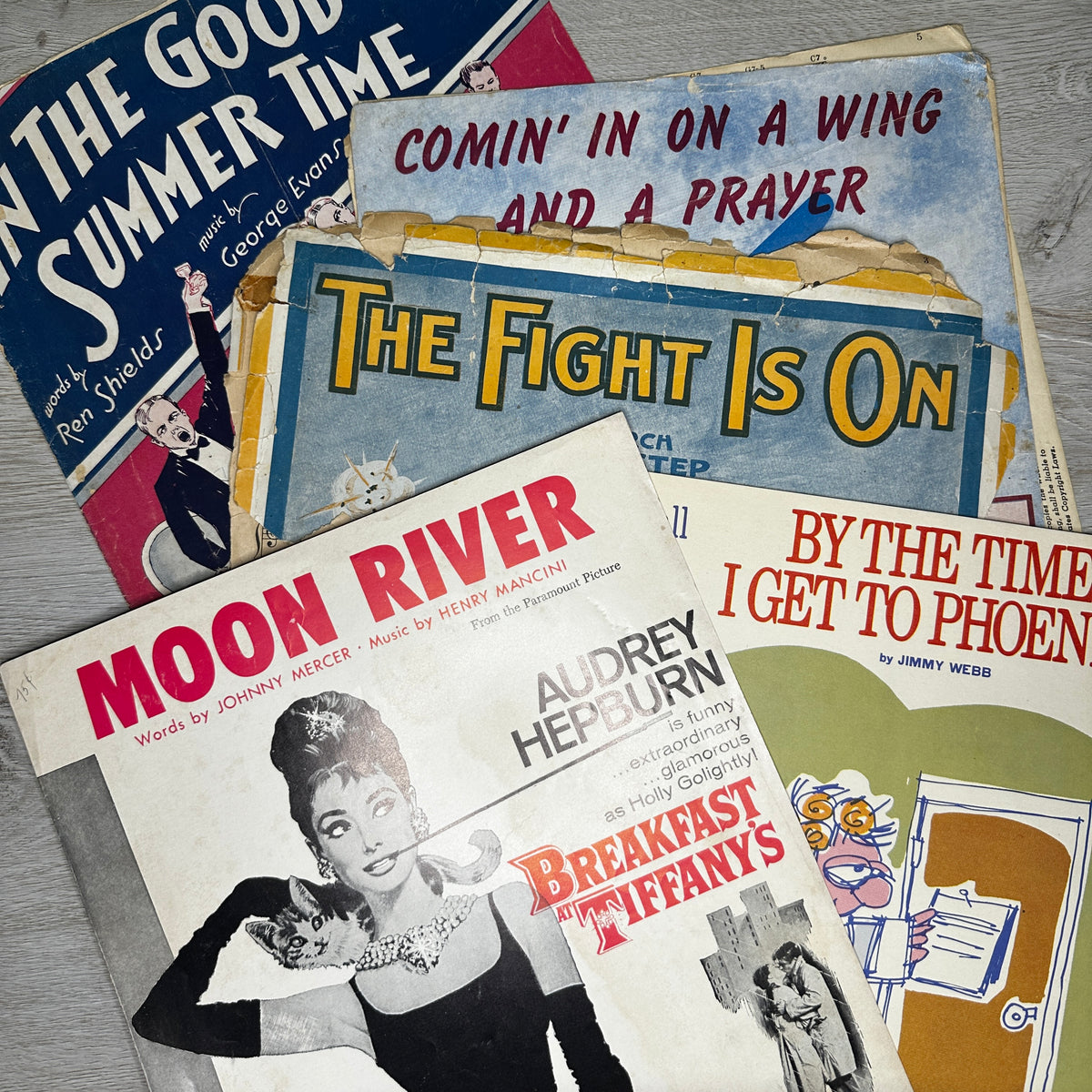 Sheet Music Pamphlets - Bundles of 5