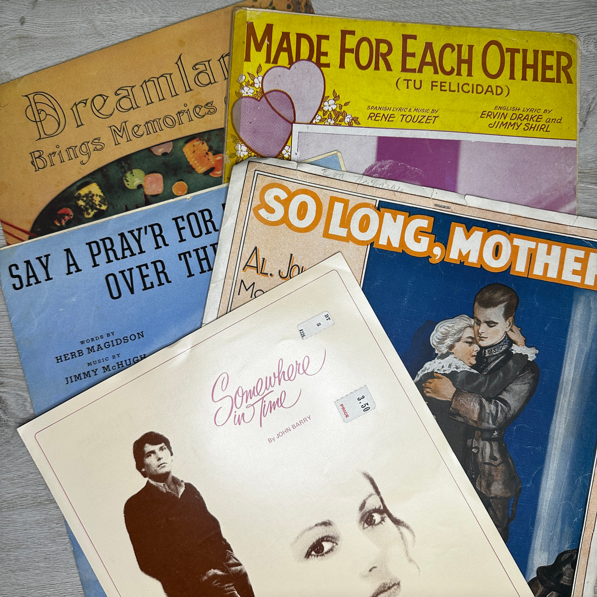 Sheet Music Pamphlets - Bundles of 5