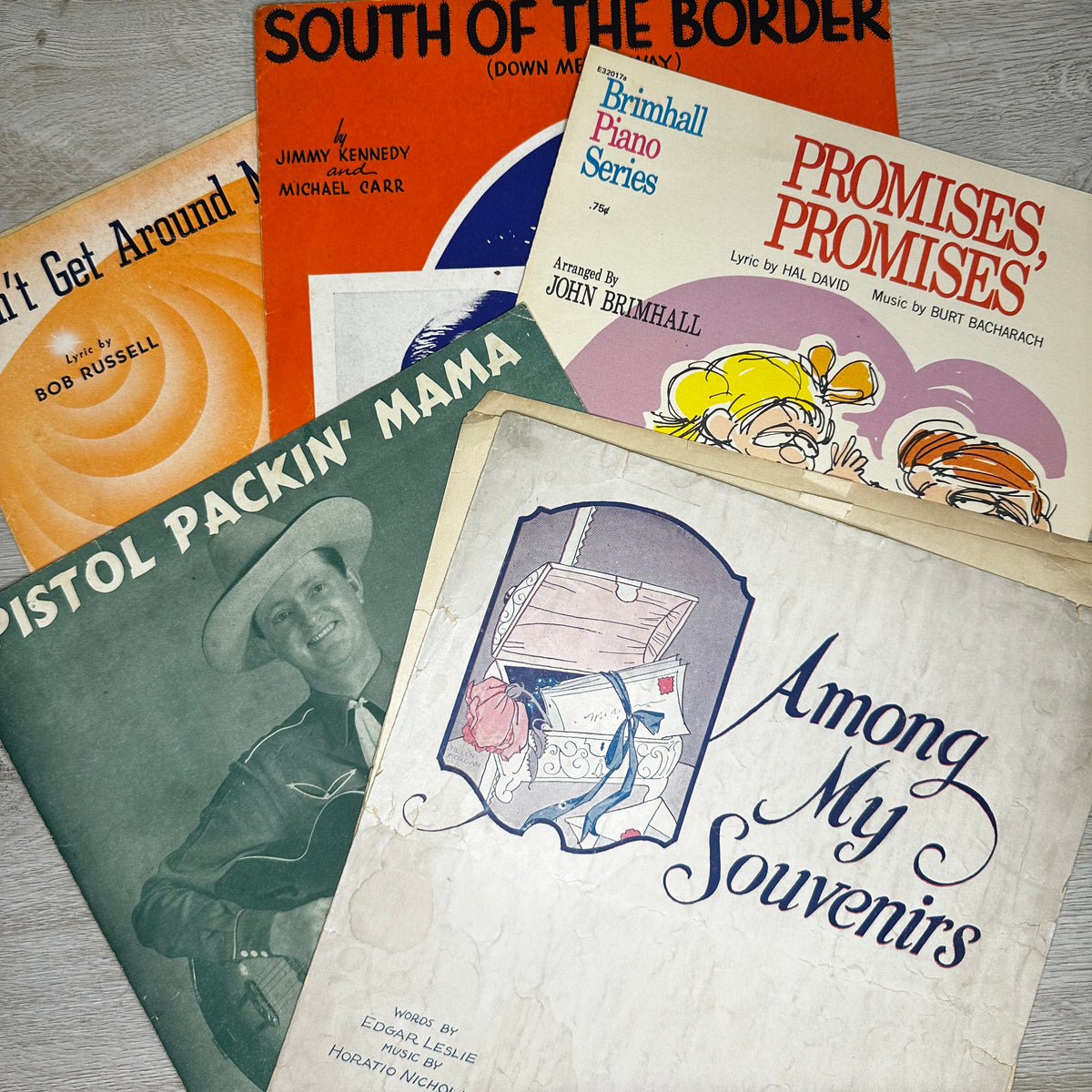 Sheet Music Pamphlets - Bundles of 5