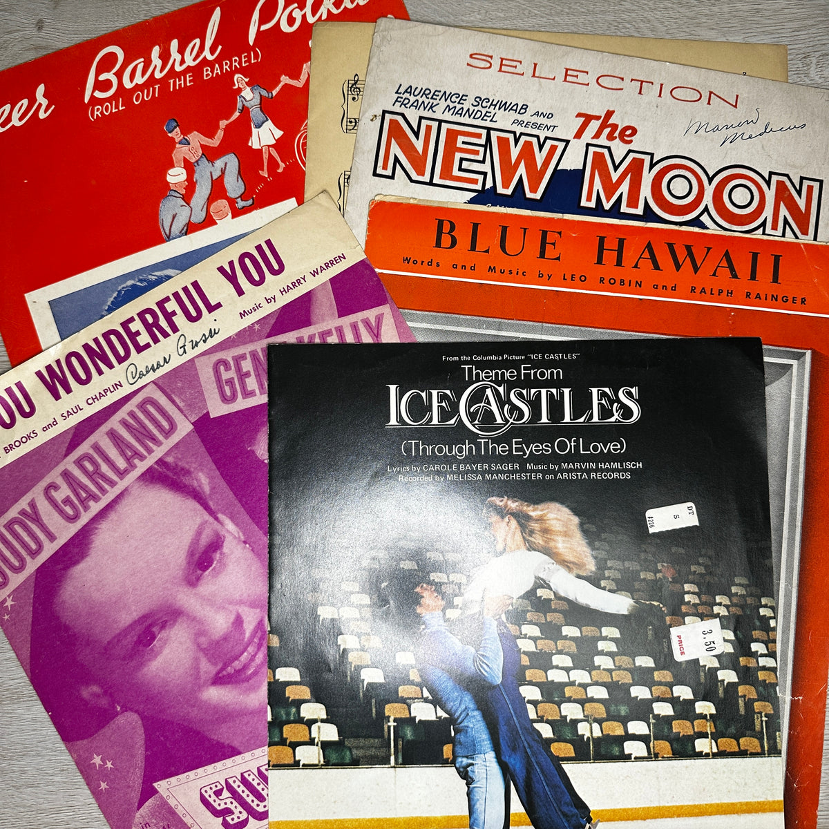 Sheet Music Pamphlets - Bundles of 5