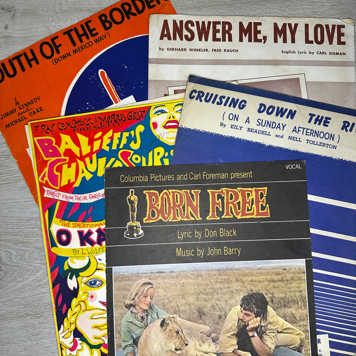 Sheet Music Pamphlets - Bundles of 5