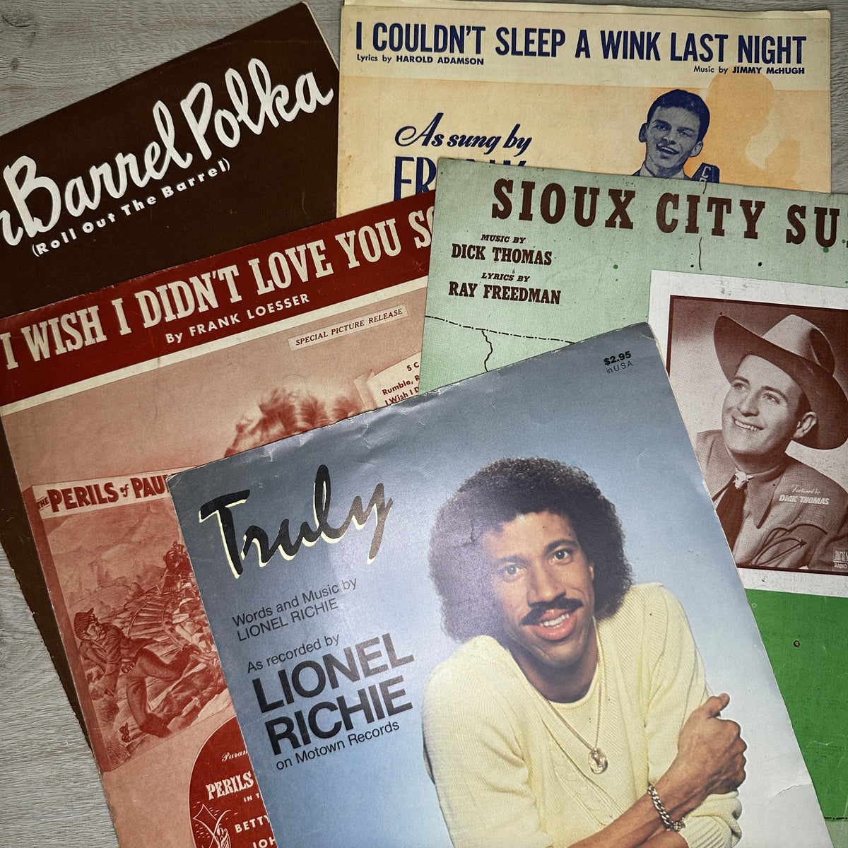 Sheet Music Pamphlets - Bundles of 5