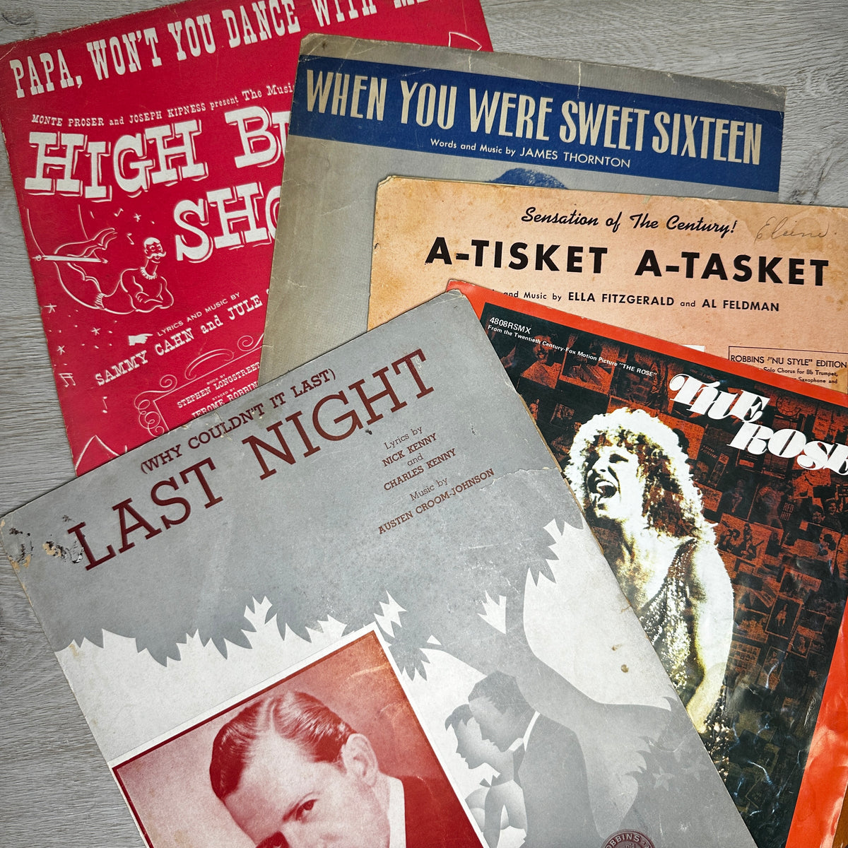 Sheet Music Pamphlets - Bundles of 5