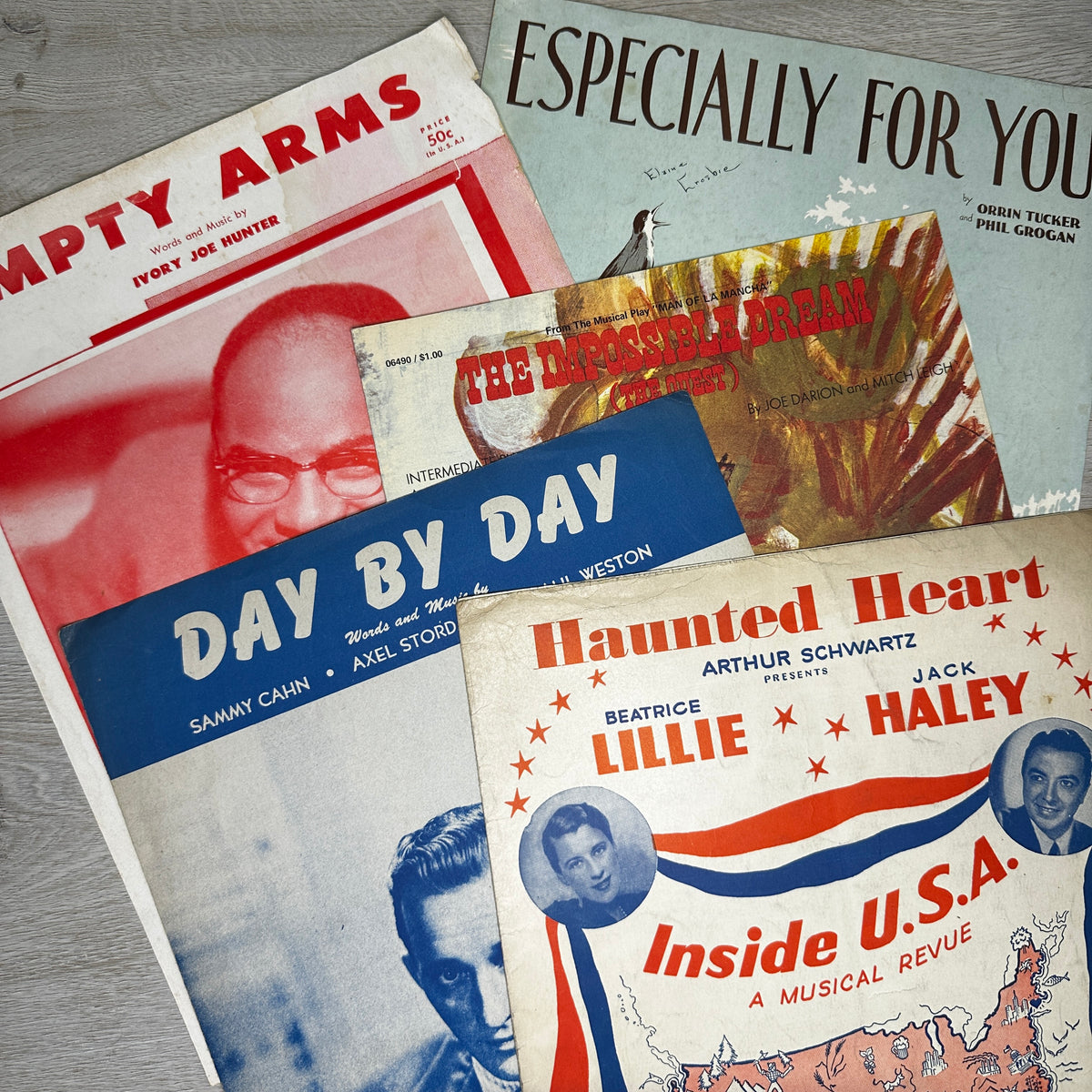 Sheet Music Pamphlets - Bundles of 5