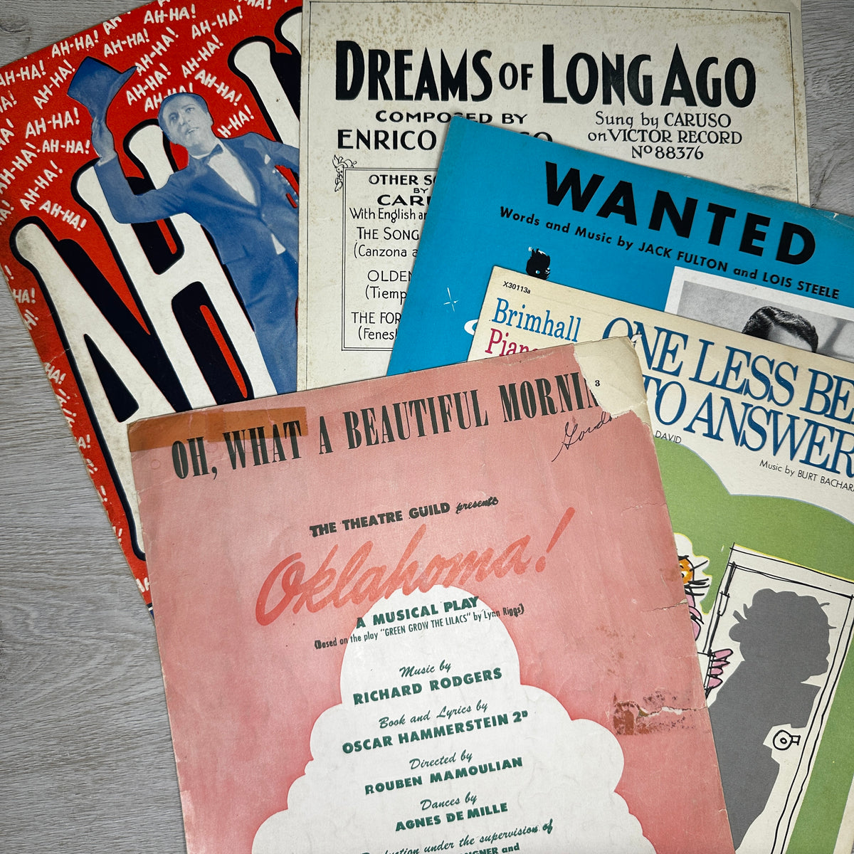 Sheet Music Pamphlets - Bundles of 5