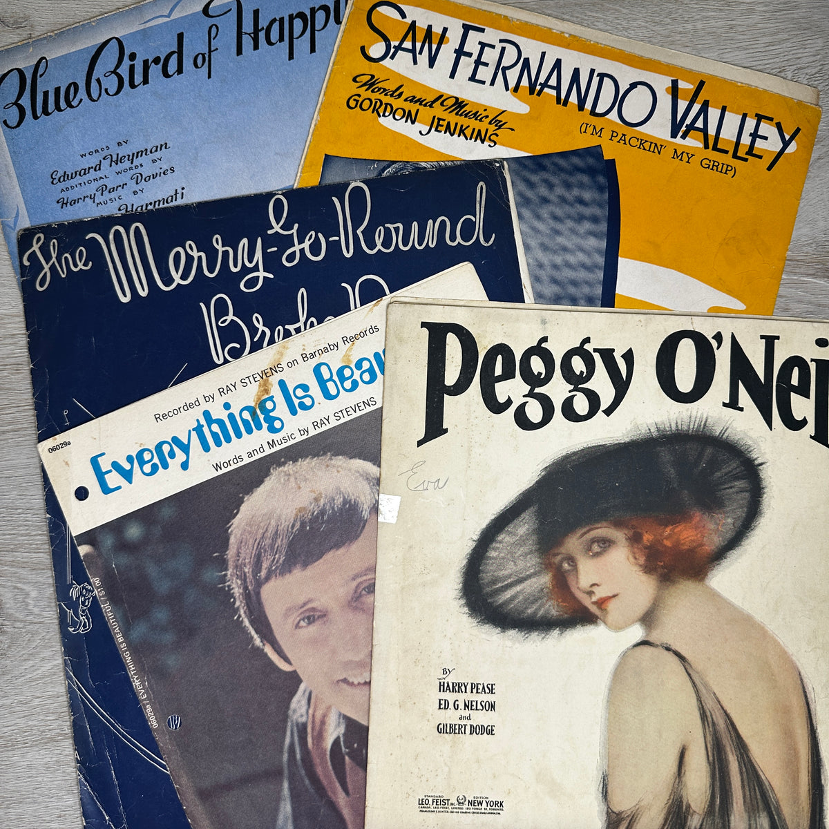 Sheet Music Pamphlets - Bundles of 5