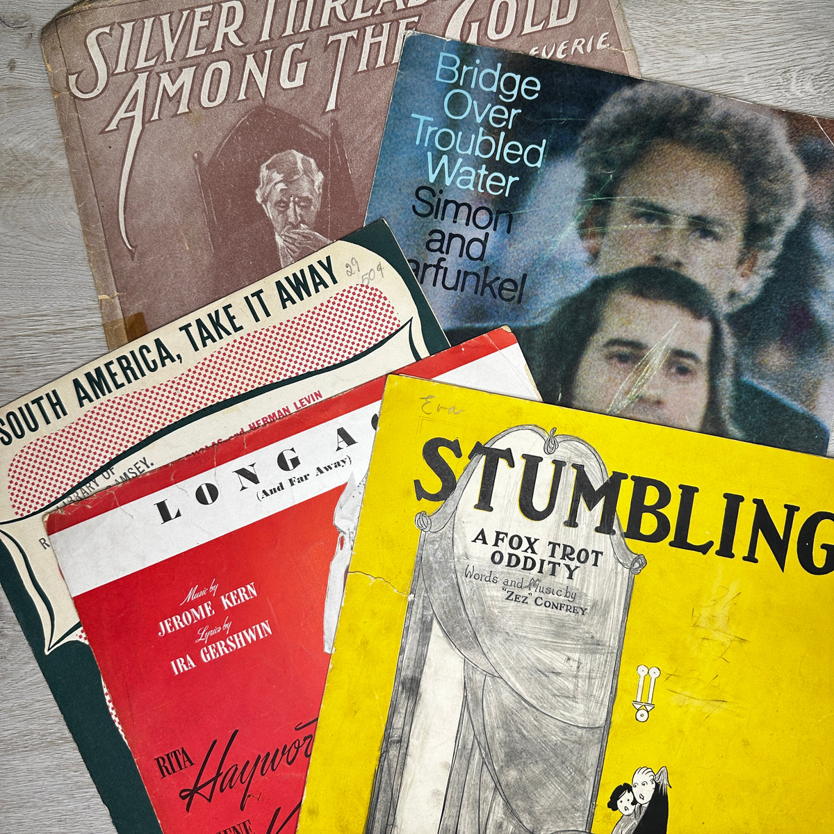 Sheet Music Pamphlets - Bundles of 5