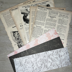 Steampunk Junk Journal Scrapbook kit