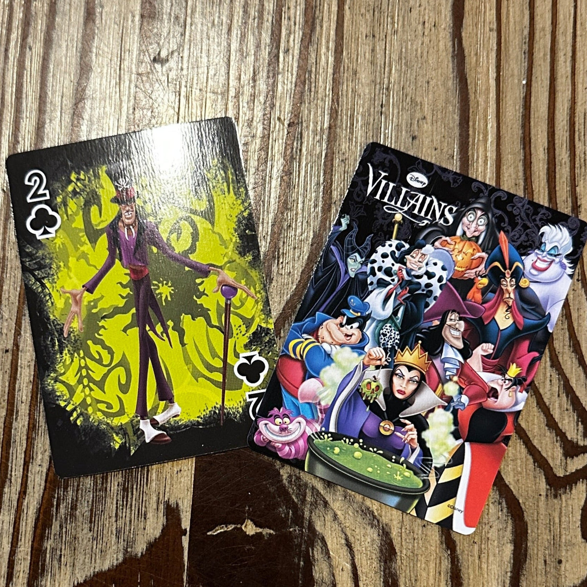 Disney Villians playing cards