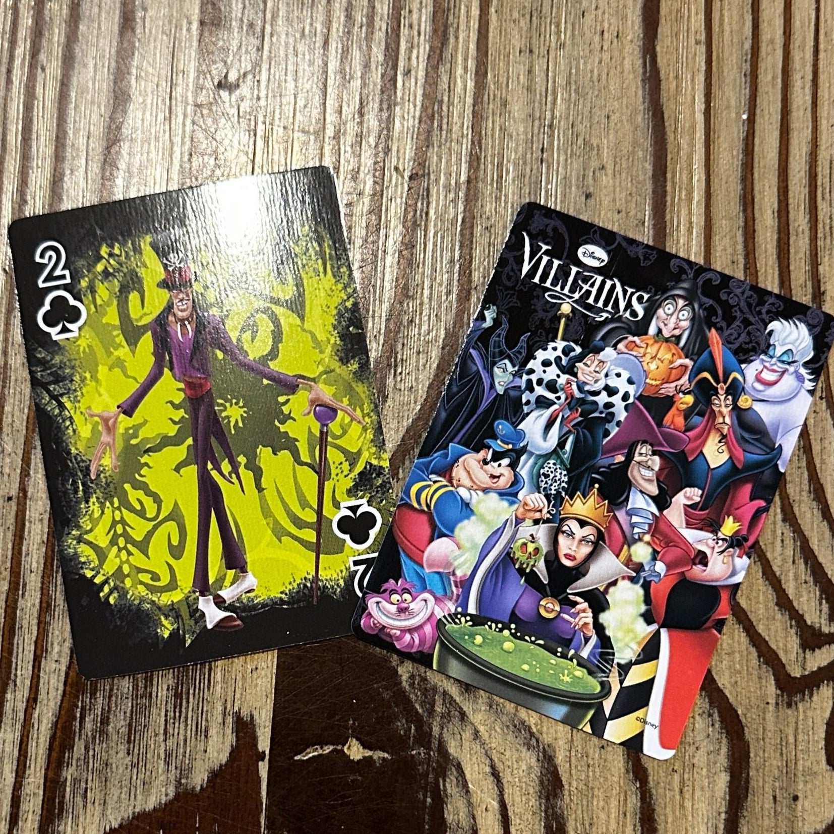 Disney Villians playing cards