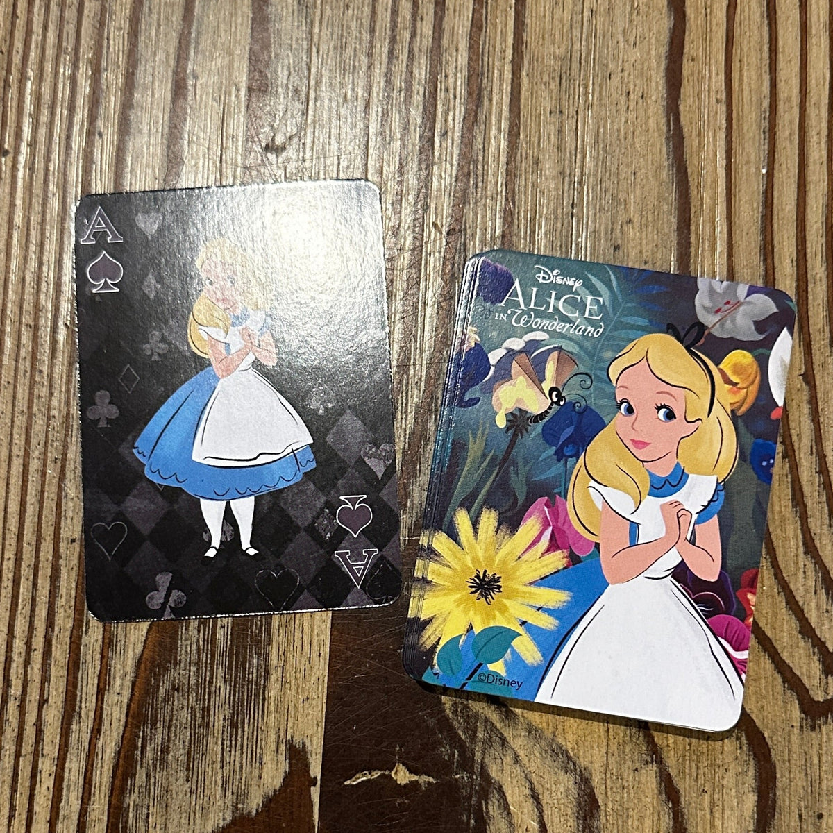 Alice in Wonderland playing cards