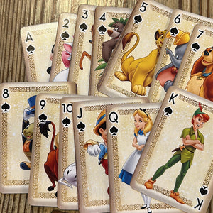 Disney characters  playing cards