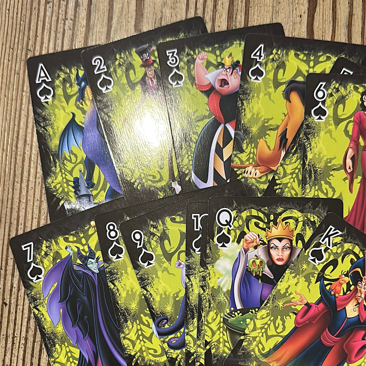 Disney Villians playing cards