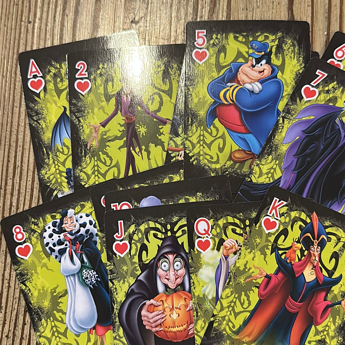 Disney Villians playing cards
