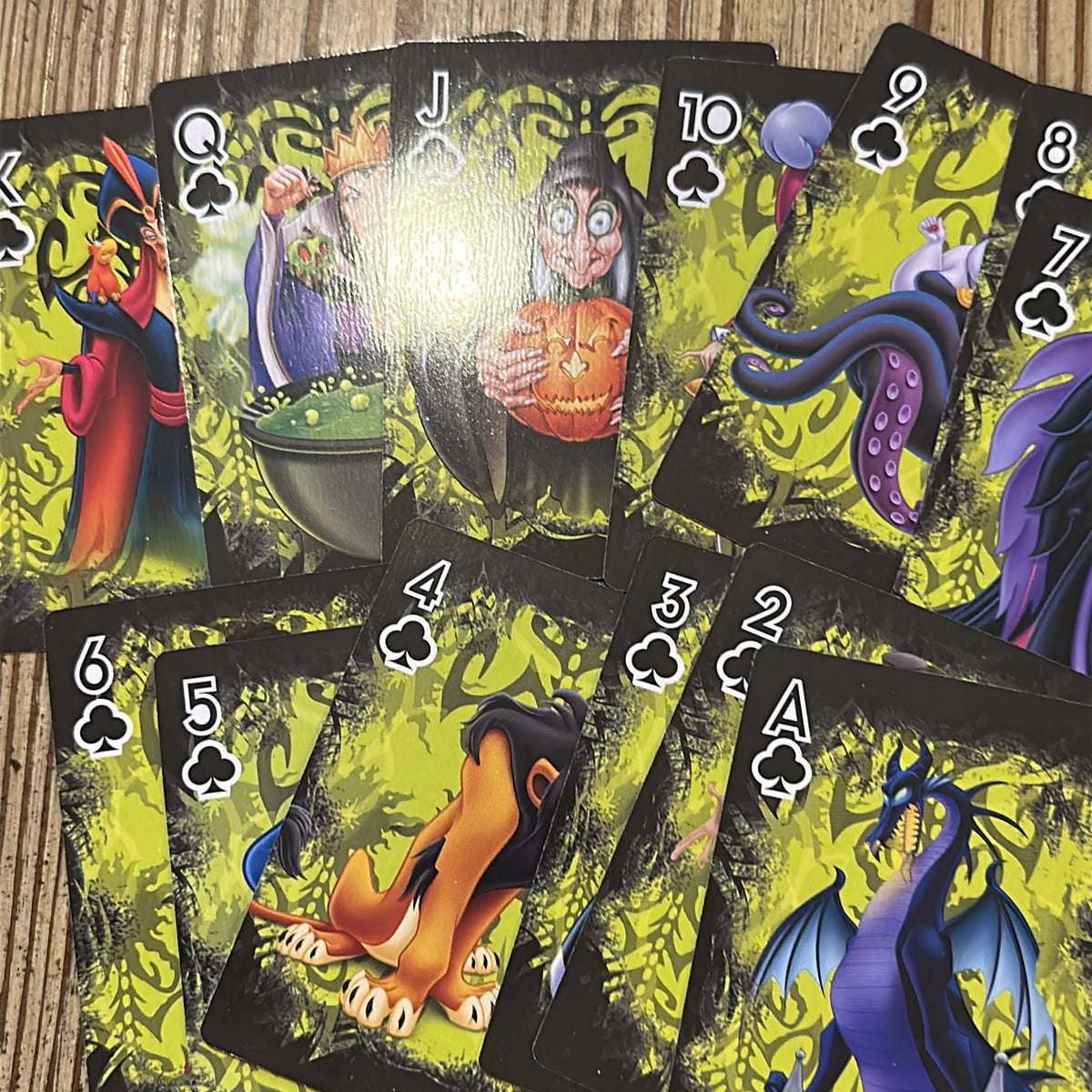Disney Villians playing cards