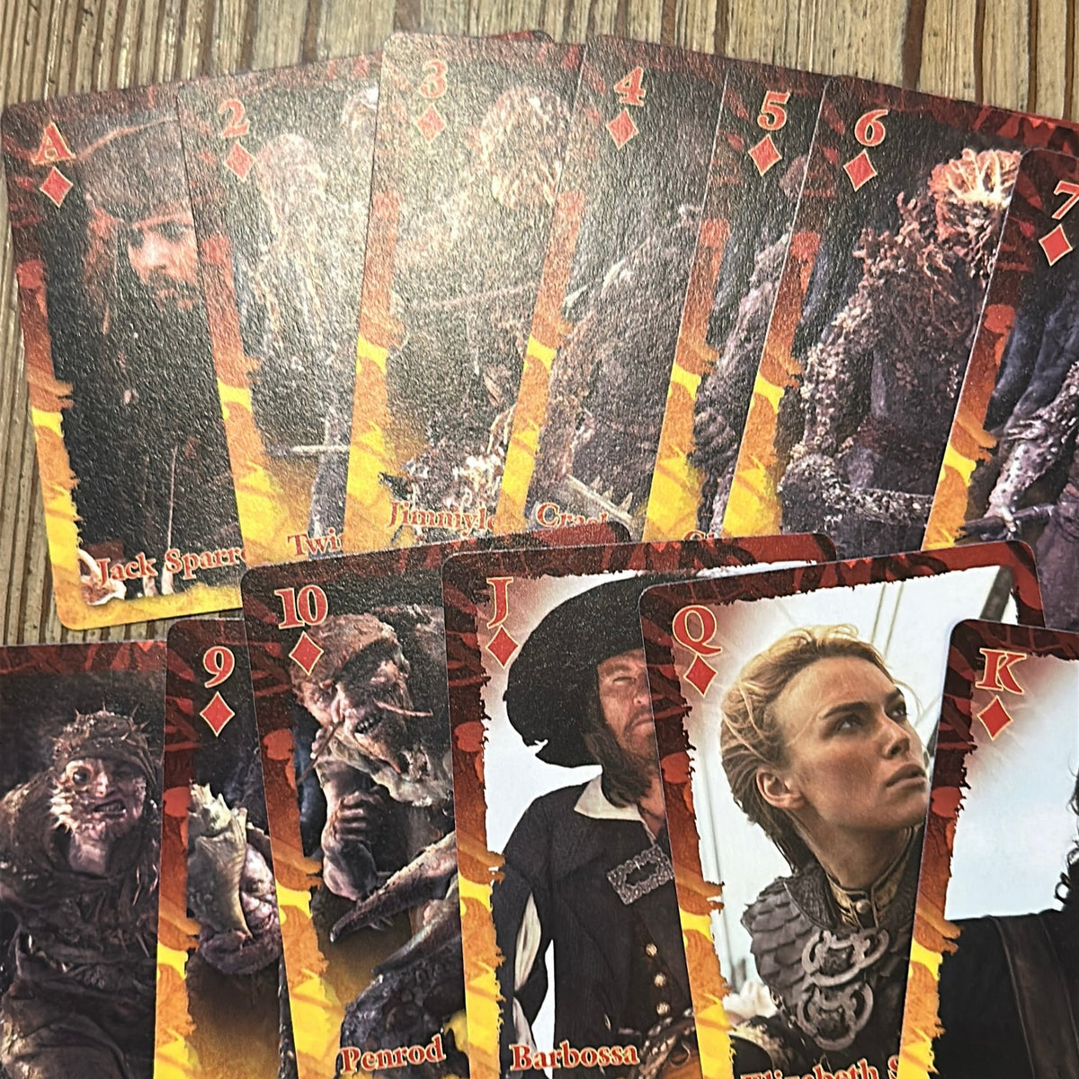 Disney Pirates of the Caribbean playing cards