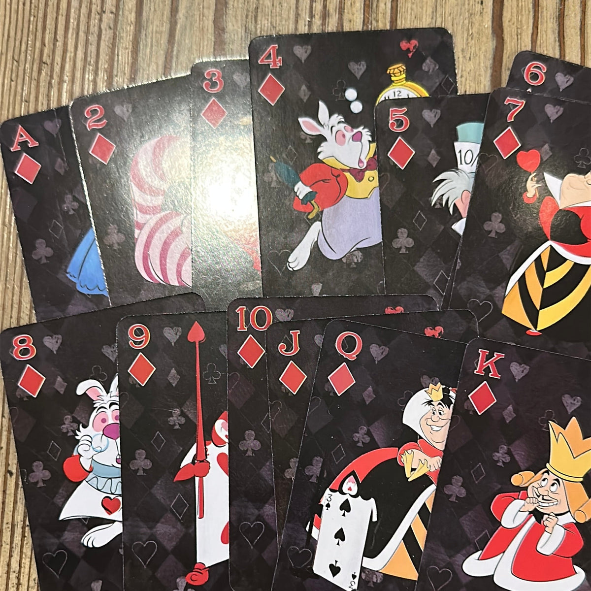 Alice in Wonderland playing cards