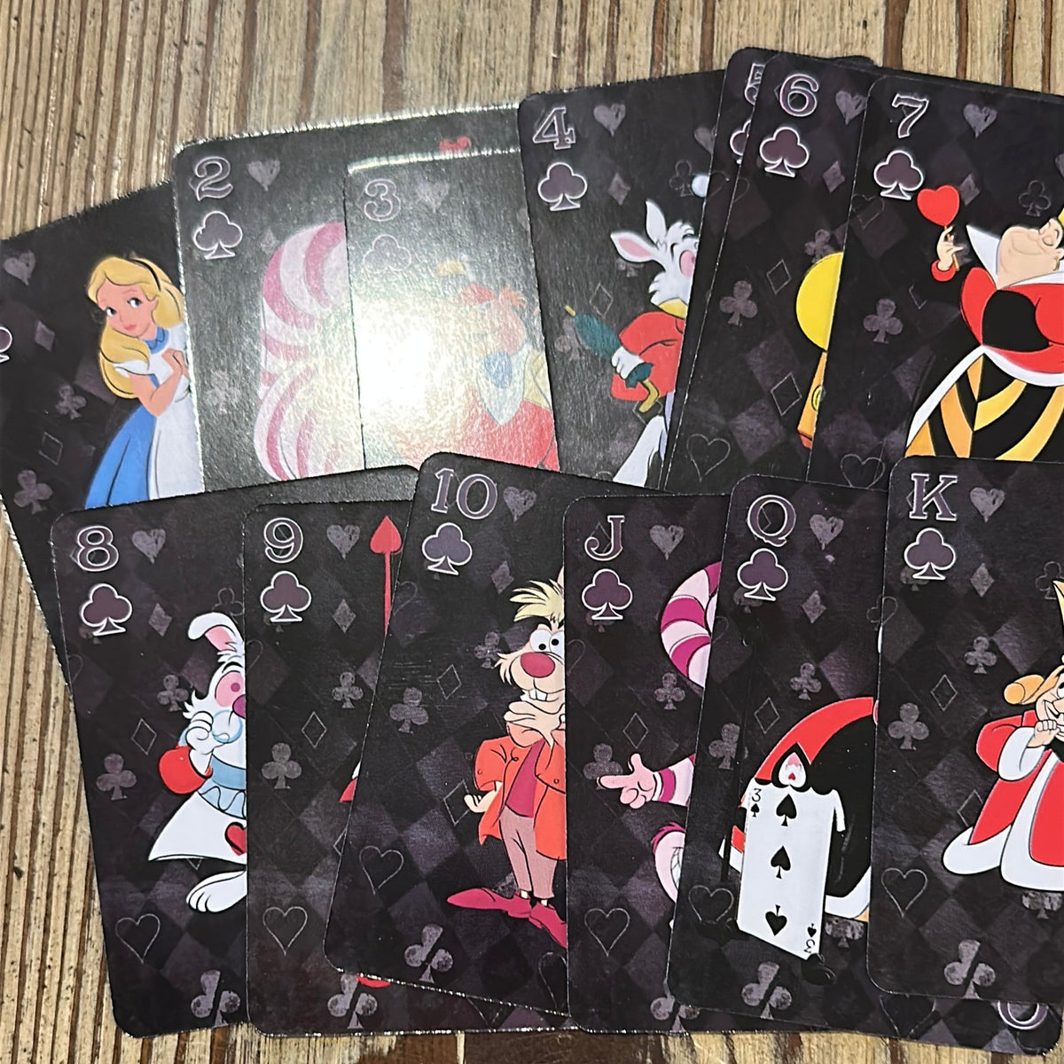 Alice in Wonderland playing cards