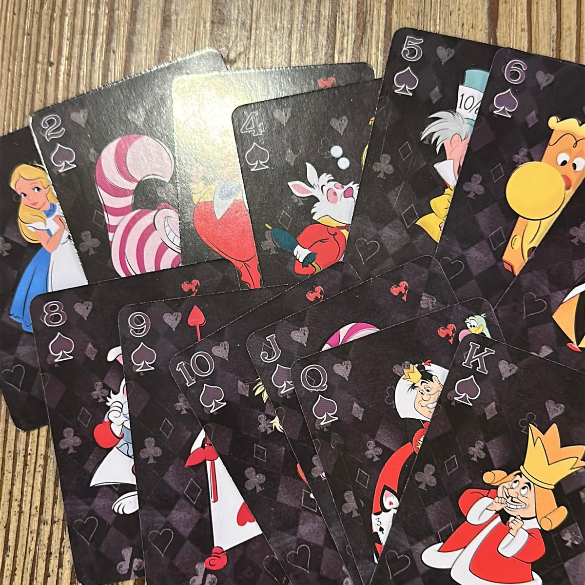 Alice in Wonderland playing cards