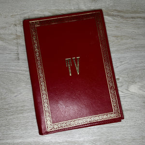 TV Guide Faux Leather Holder