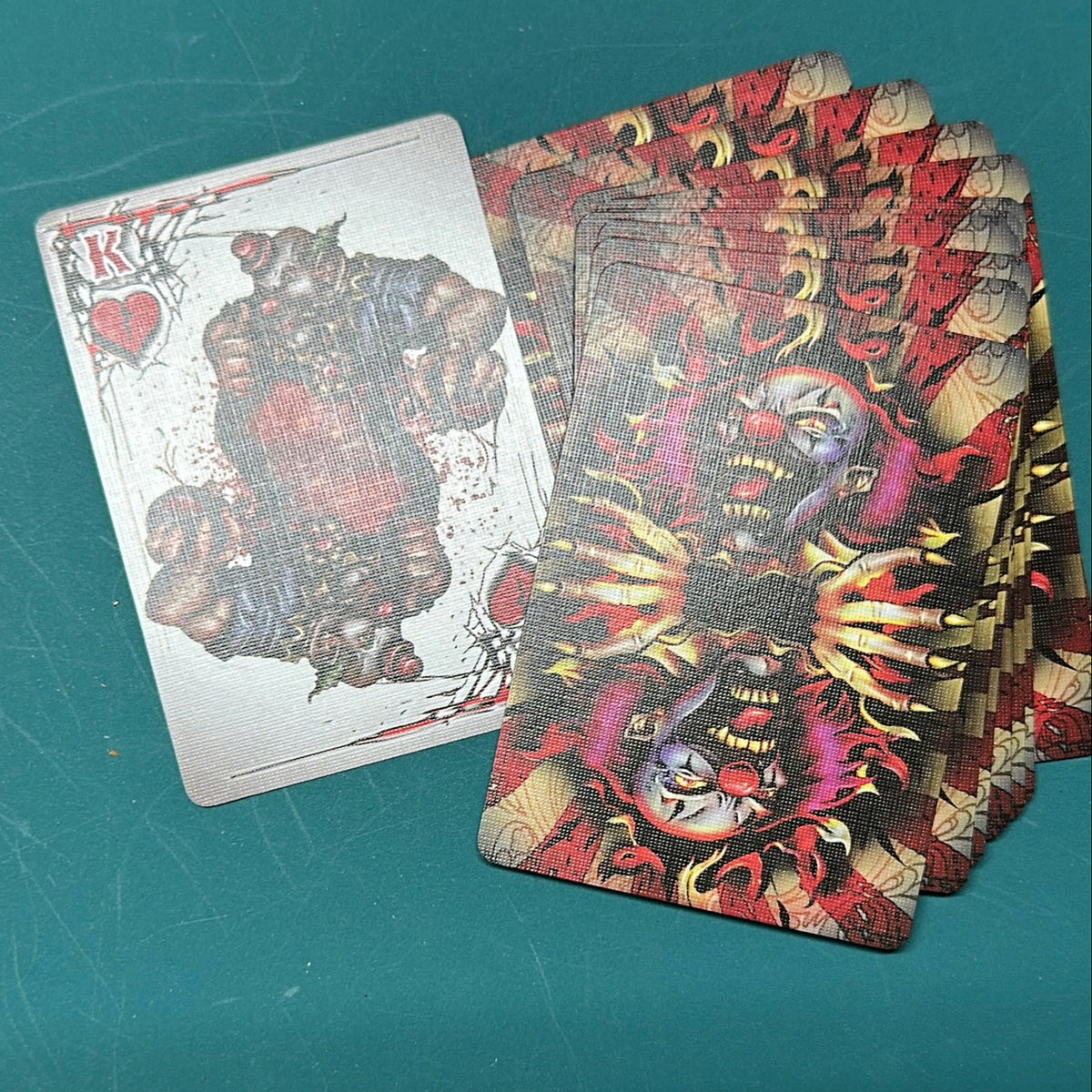 Killer Clowns playing cards