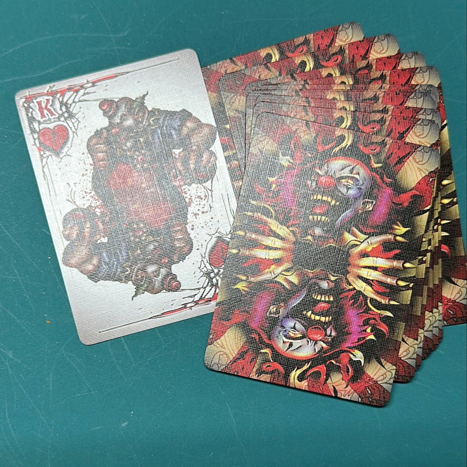 Killer Clowns playing cards