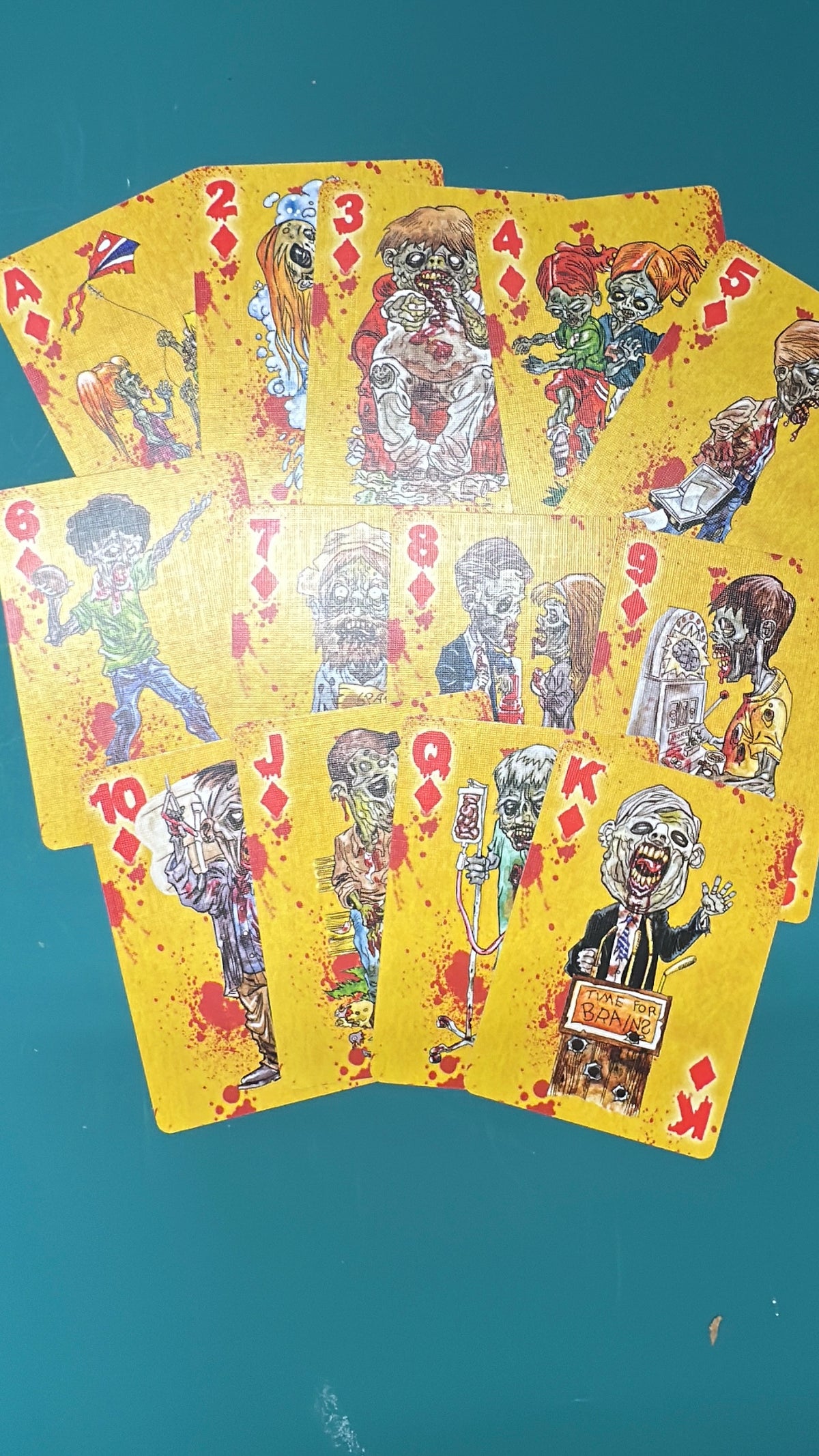 Everyday Zombies playing cards