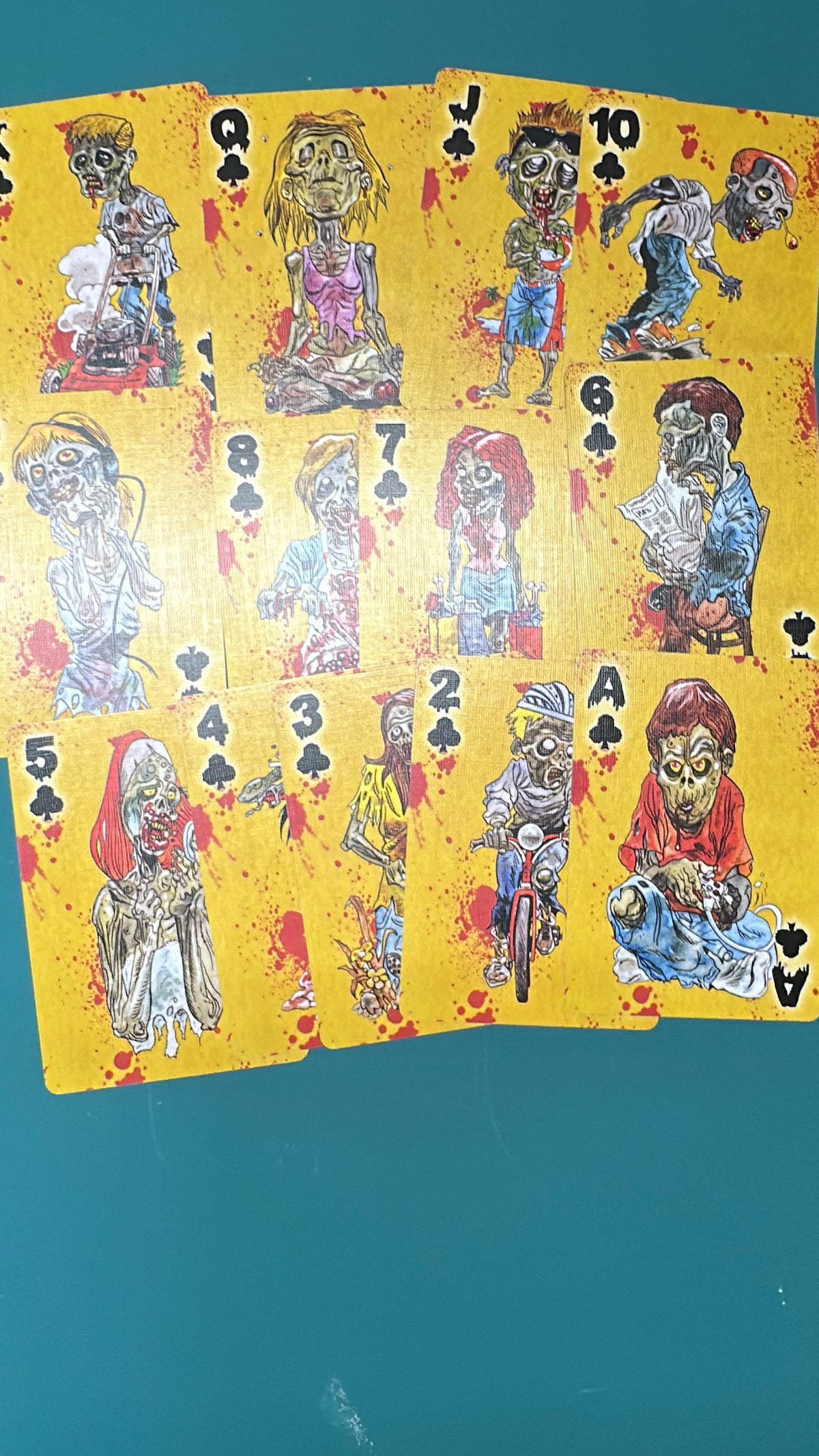 Everyday Zombies playing cards