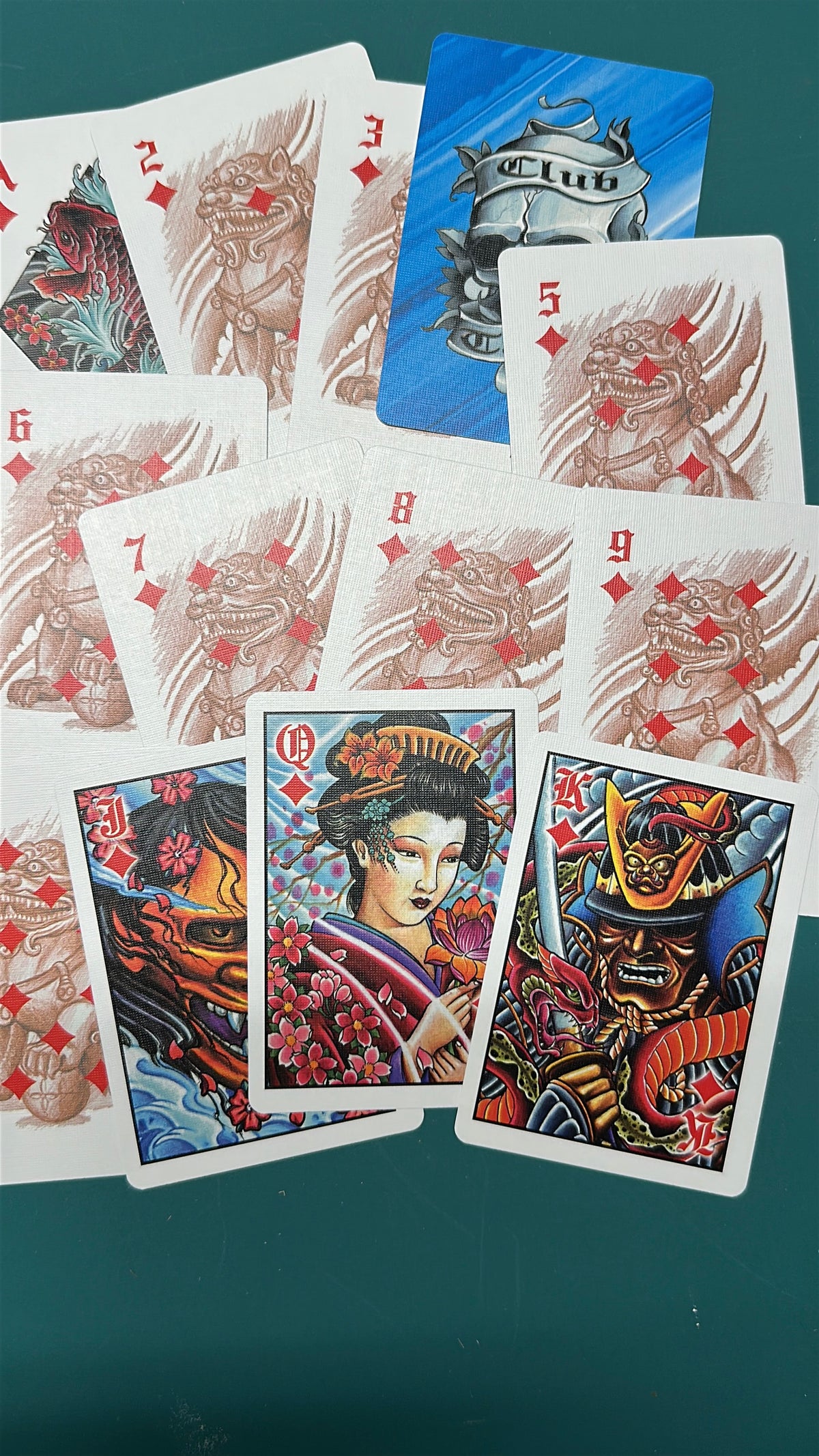 Club Tattoo playing cards