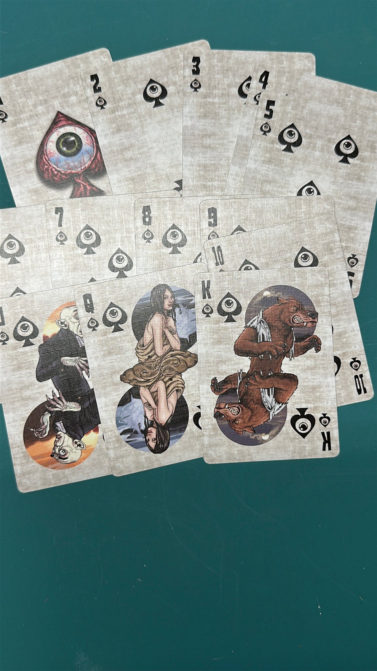 Monster playing cards
