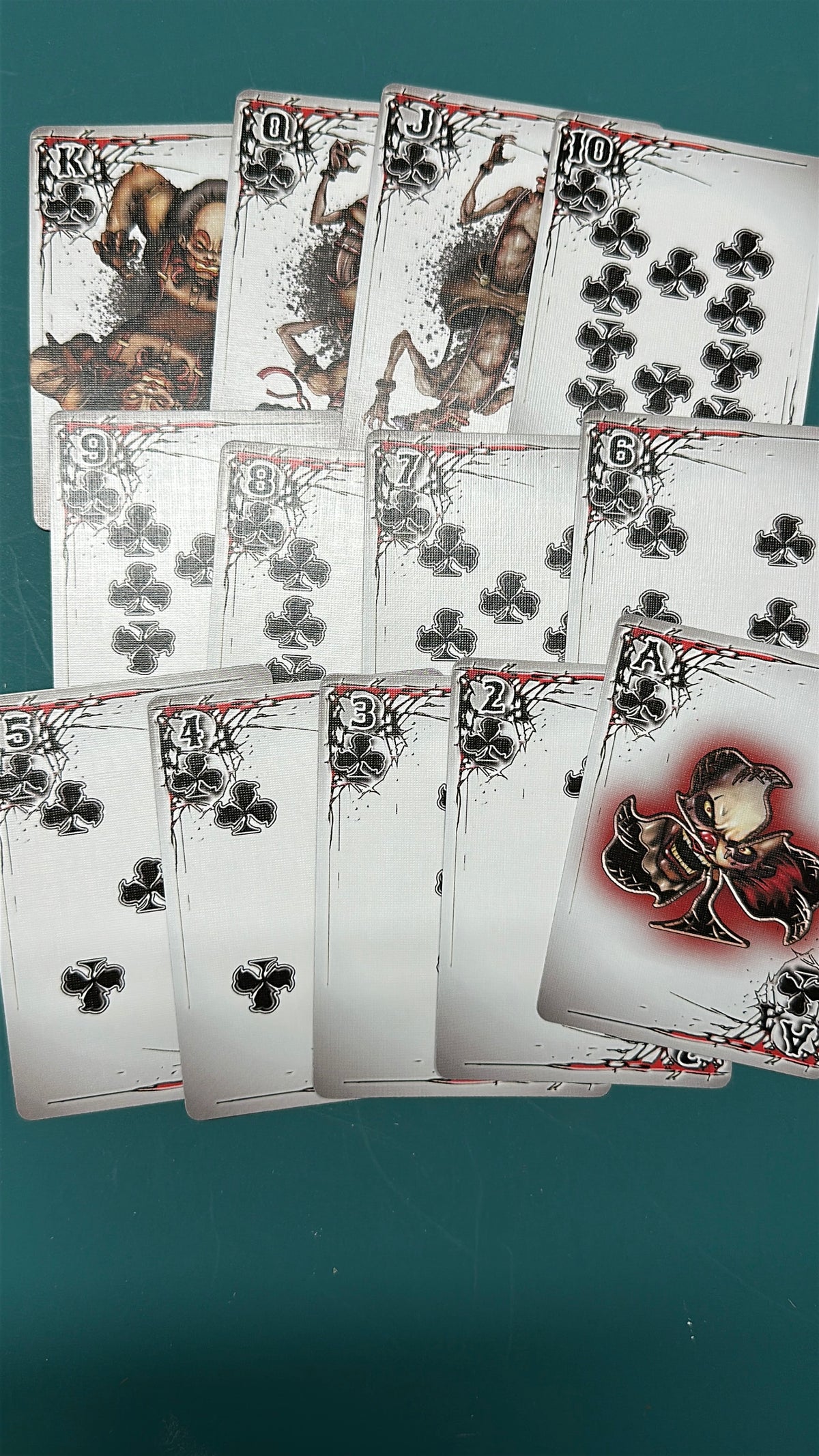 Killer Clowns playing cards