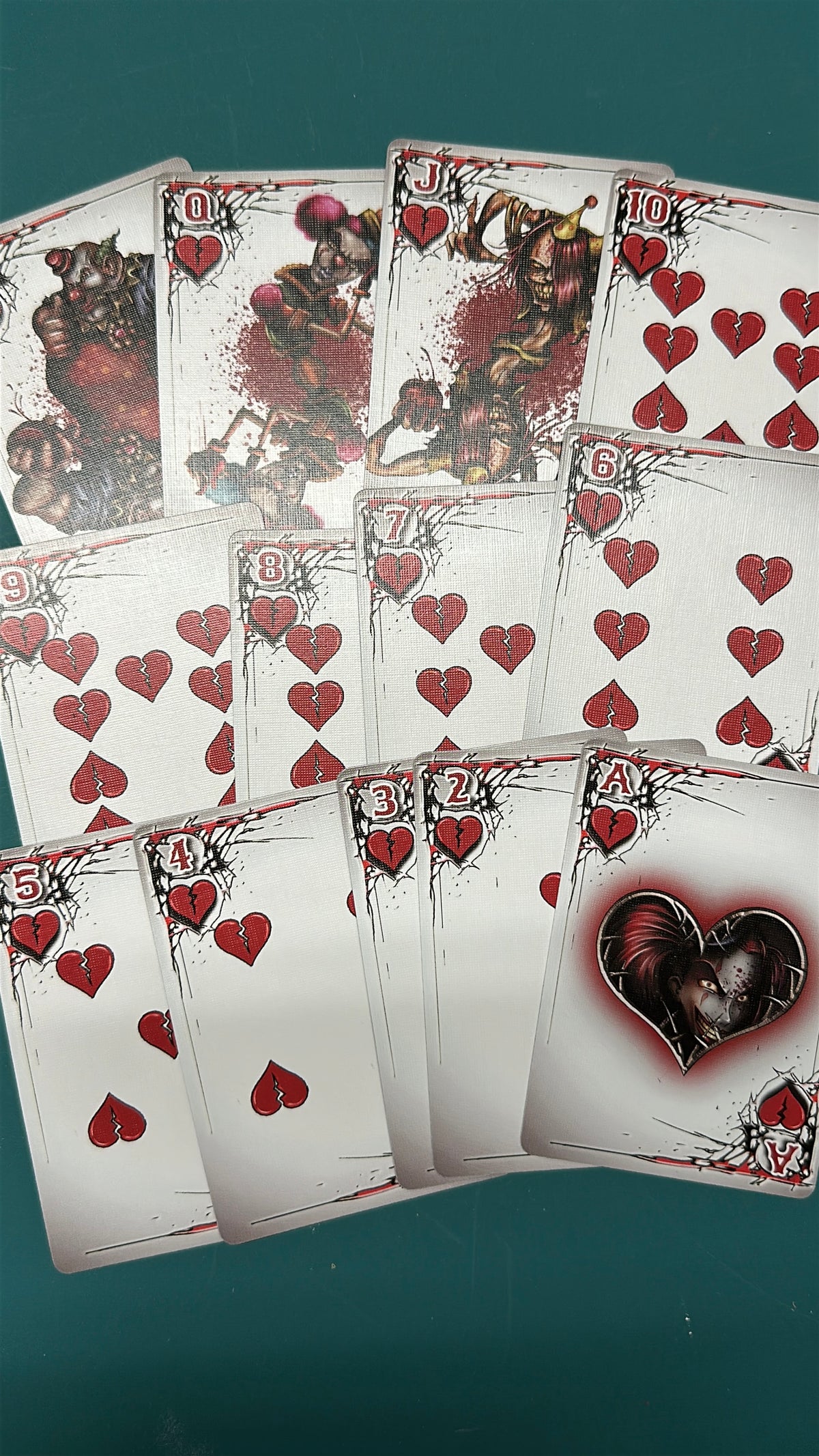 Killer Clowns playing cards