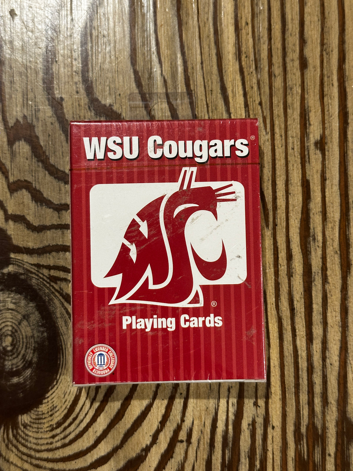 College playing cards