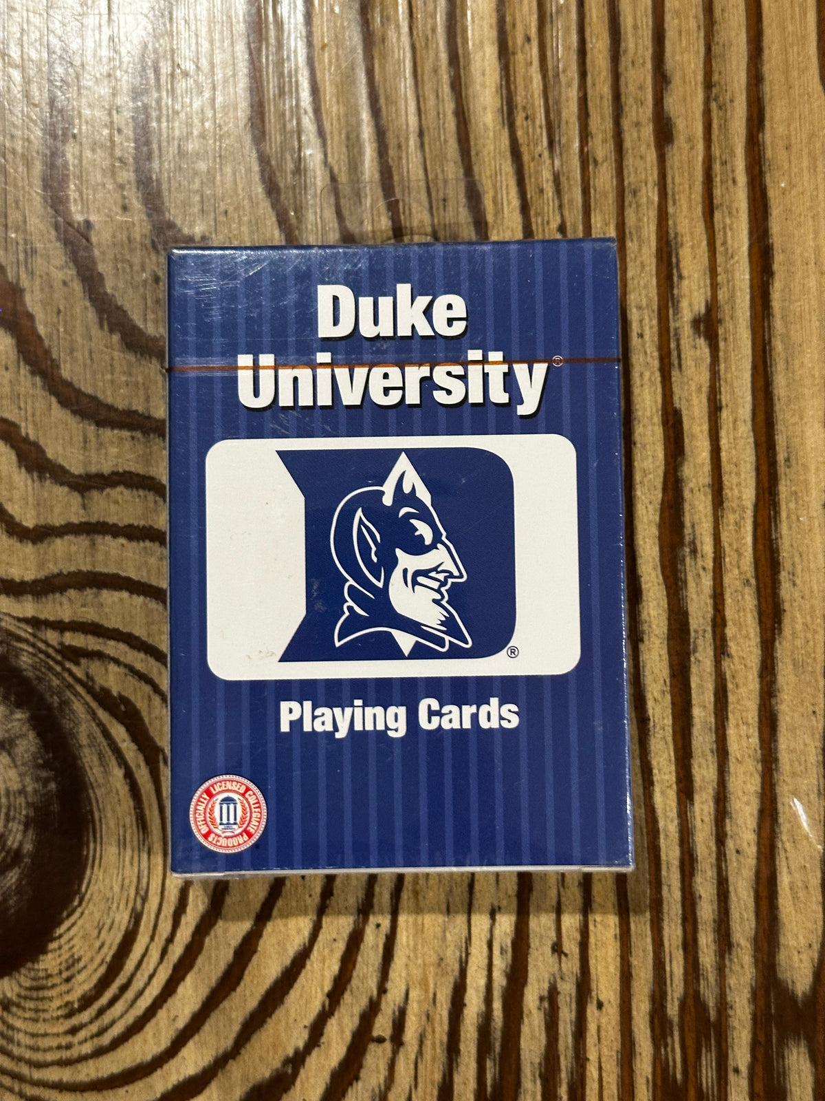 College playing cards