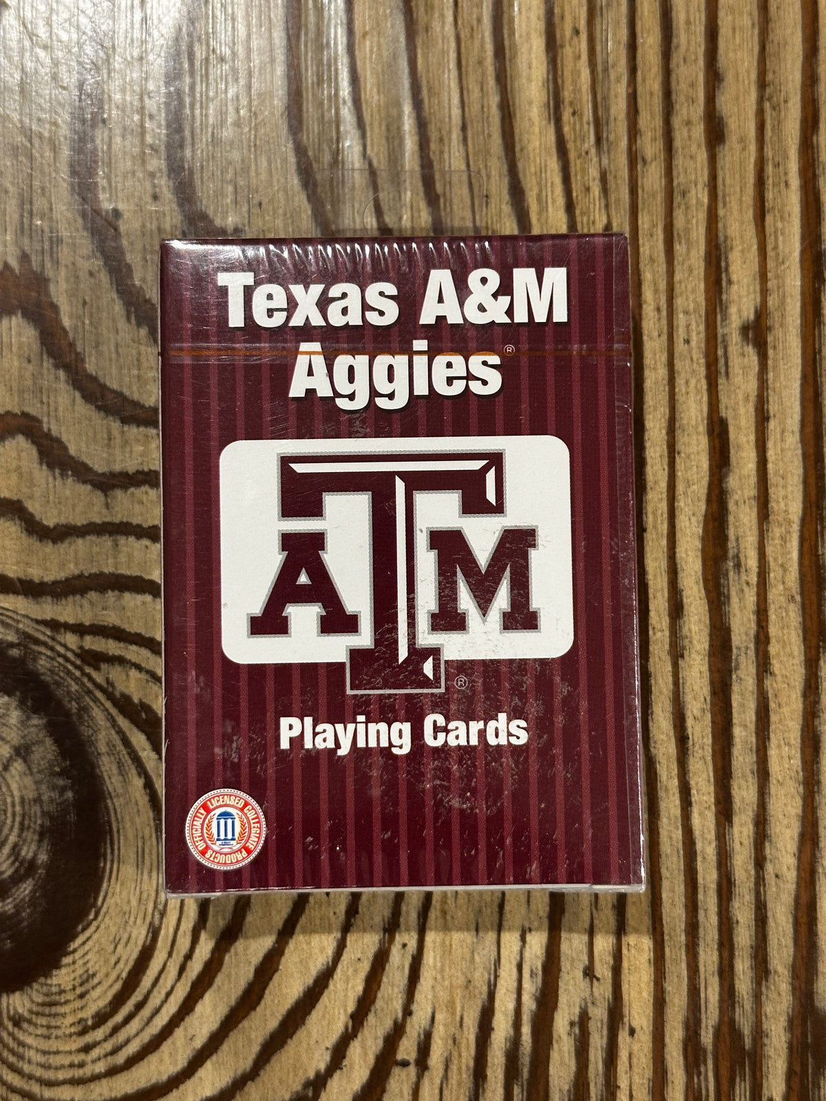 College playing cards