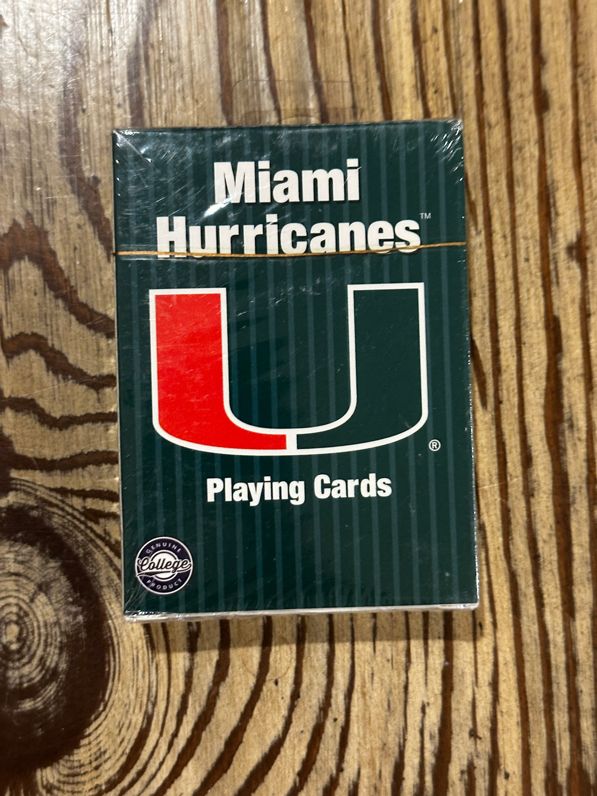 College playing cards