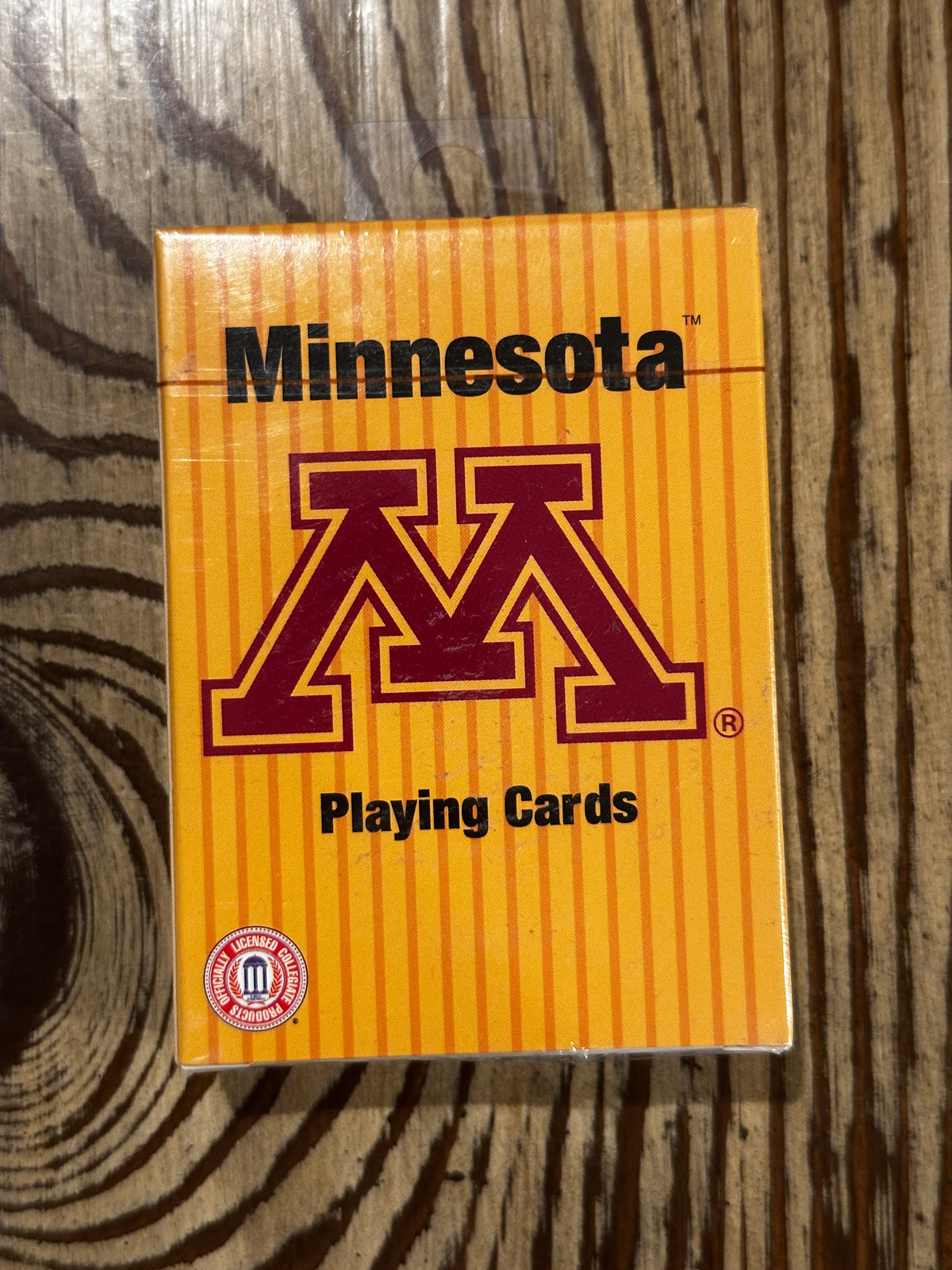 College playing cards