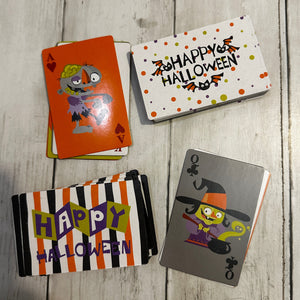 Happy Halloween playing cards