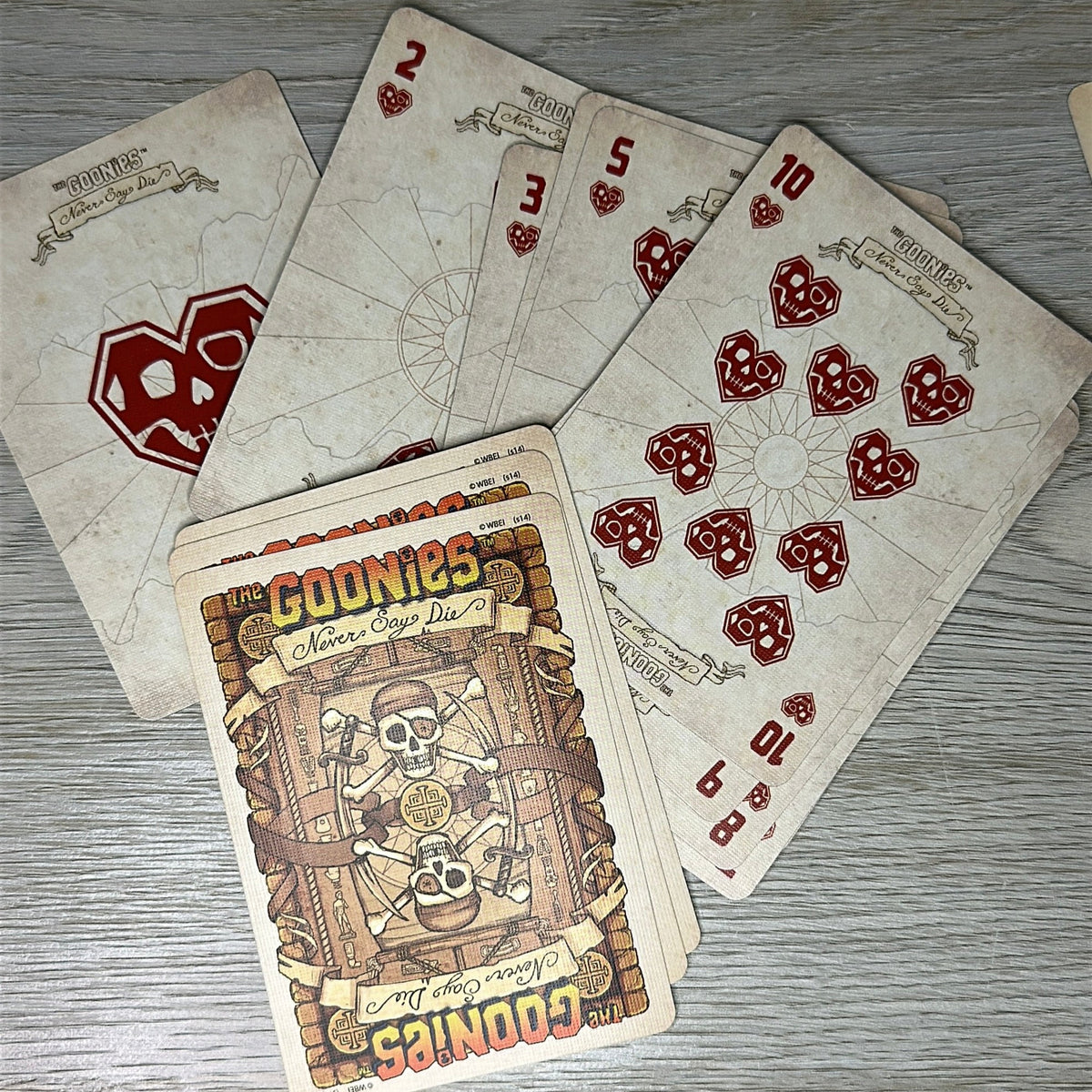 The Goonies playing cards