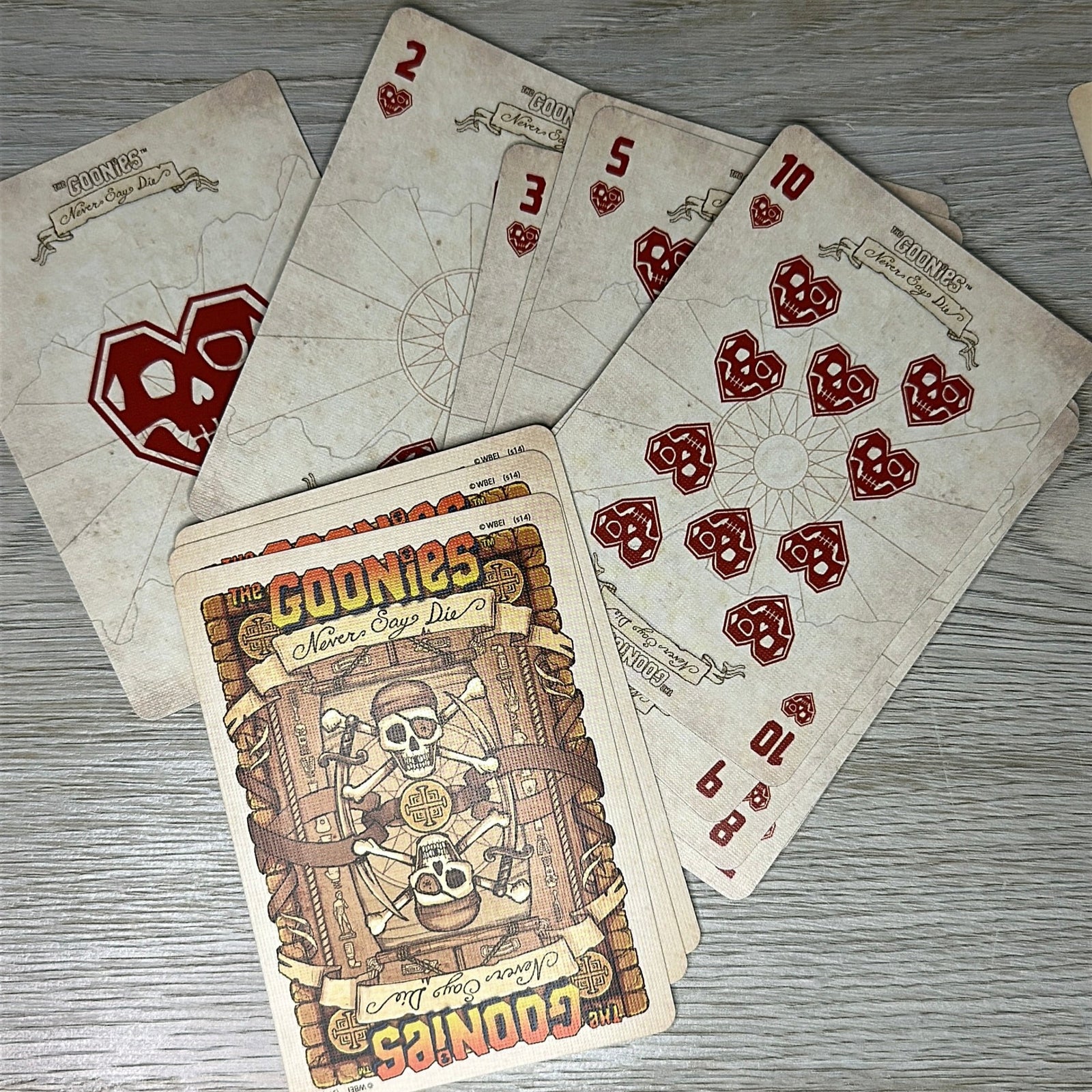 The Goonies playing cards