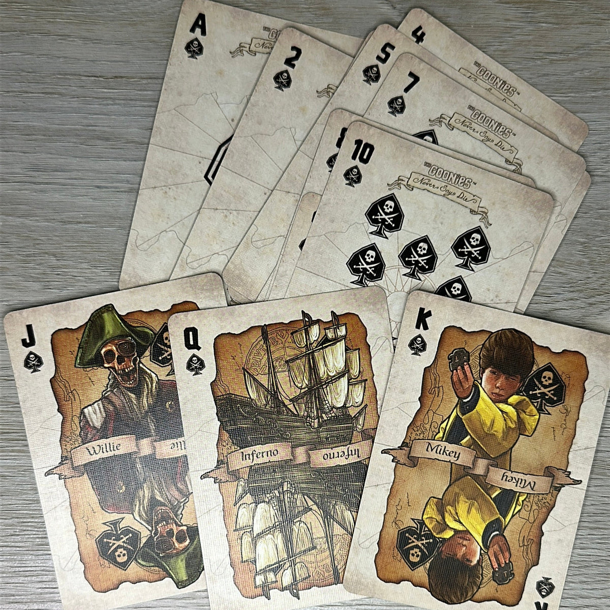 The Goonies playing cards