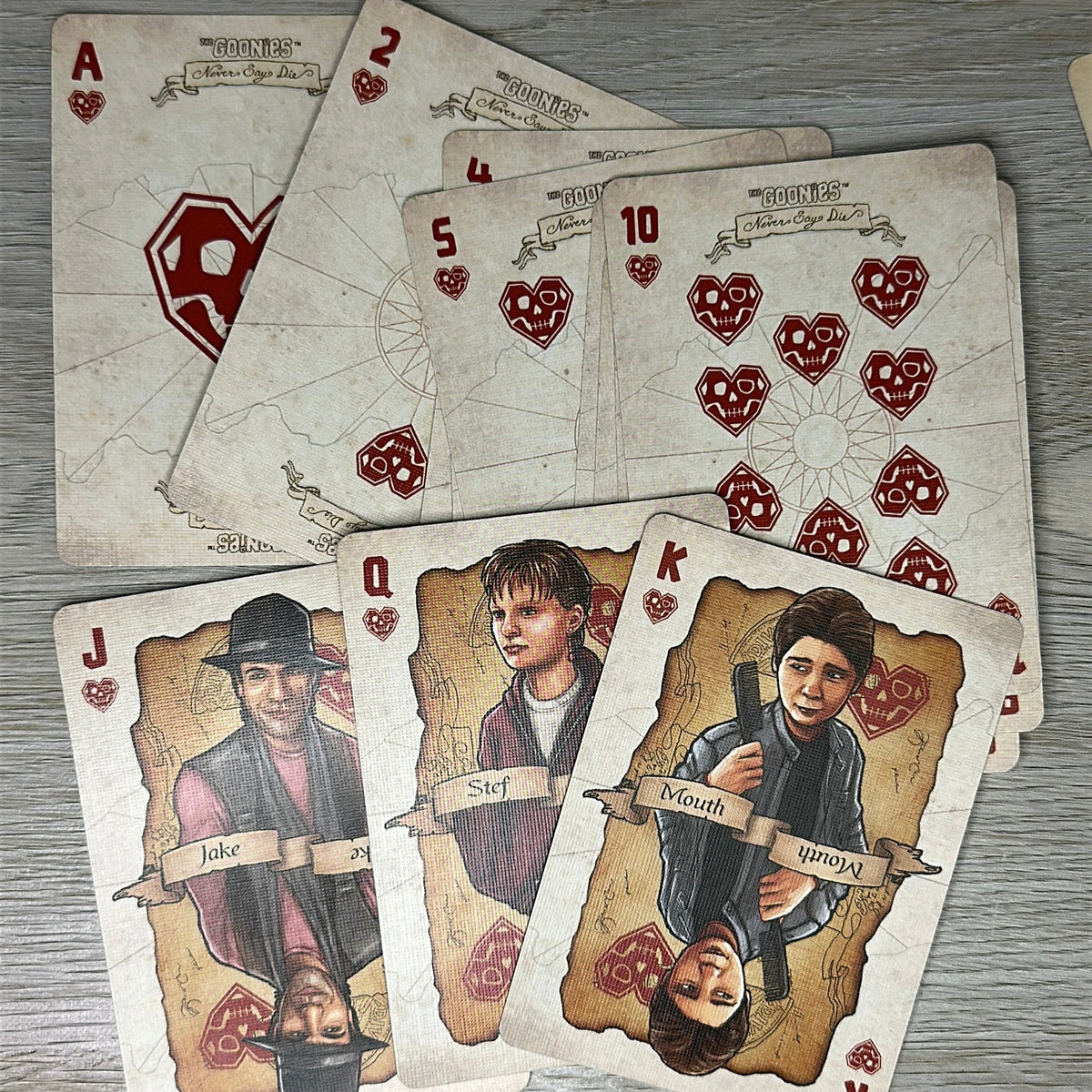 The Goonies playing cards