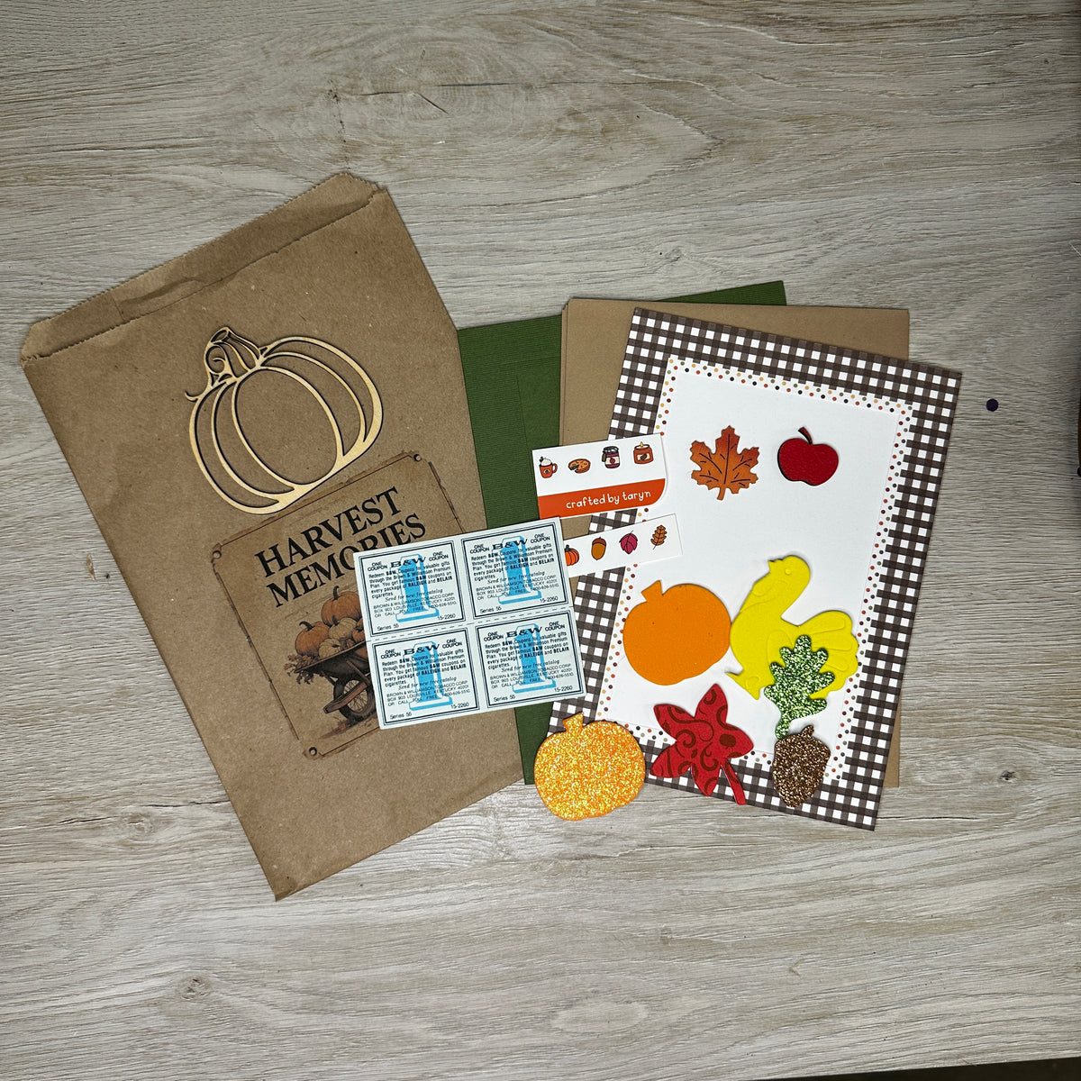 Harvest Memories Junk Journal Scrapbook box - September 2025