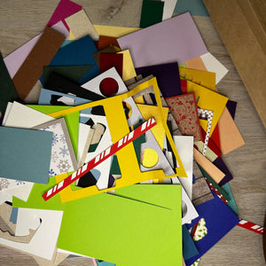Cardstock Remnants - Odds & Ends