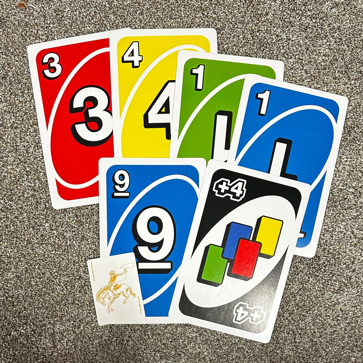 Jumbo UNO playing cards
