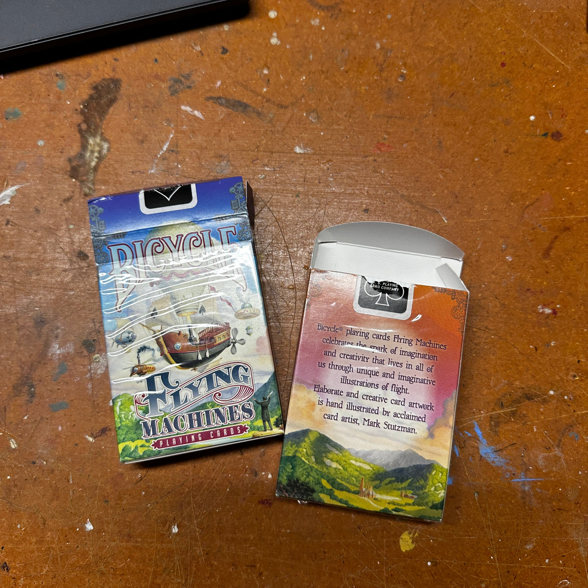 Flying Machines playing cards