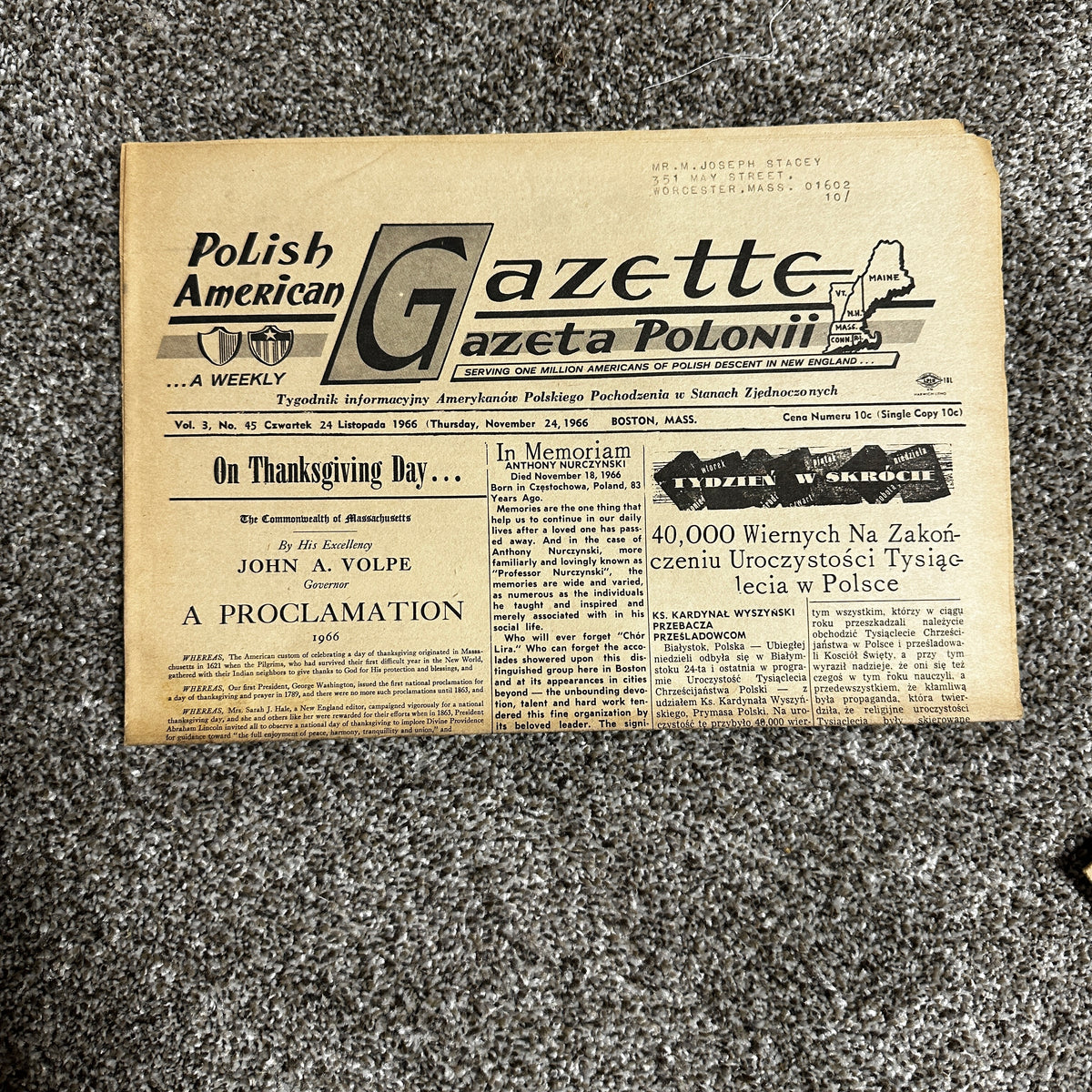 Polish American Gazette newspaper